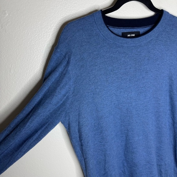 Jack Spade Wool Blend Crewneck Long Sleeve Knit Sweater - Picture 3 of 8